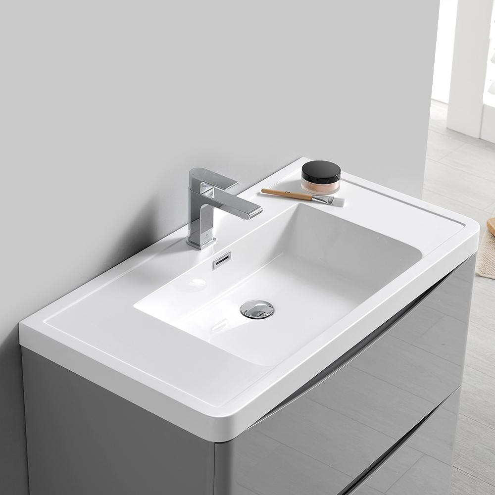 Fresca Tuscany 36" Free Standing Modern Bathroom Vanity w/ Medicine Cabinet Vanity Fresca 