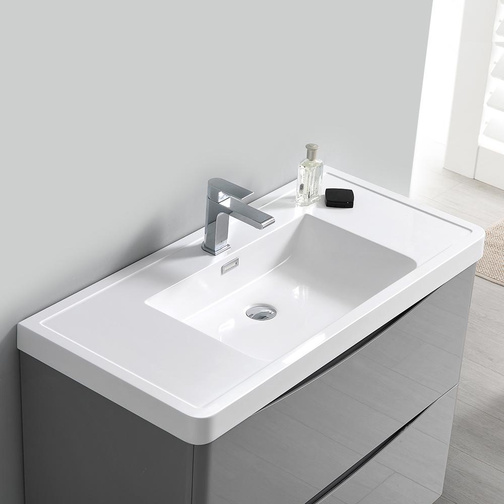 Fresca Tuscany 40" Free Standing Modern Bathroom Vanity w/ Medicine Cabinet Vanity Fresca 