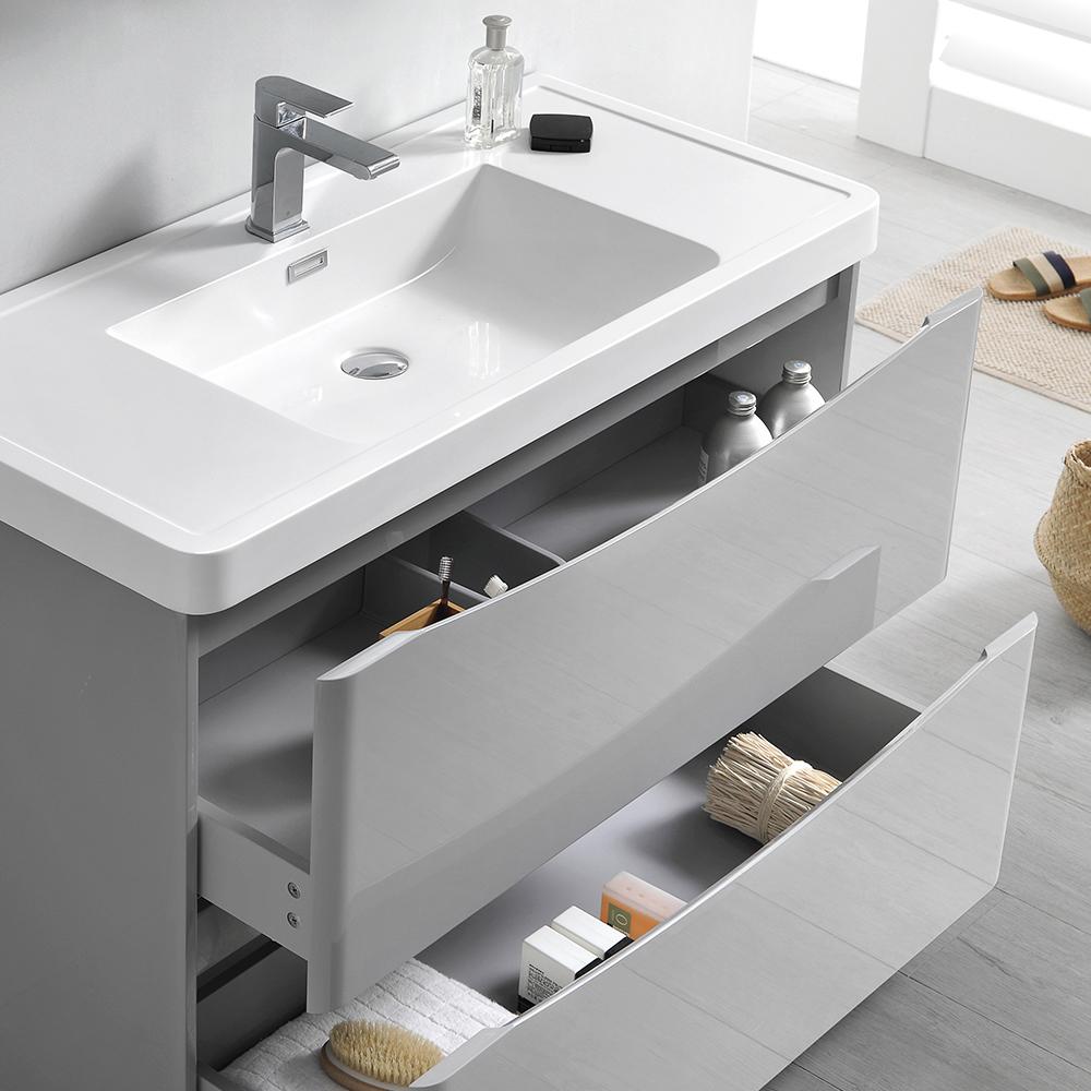 Fresca Tuscany 40" Free Standing Modern Bathroom Vanity w/ Medicine Cabinet Vanity Fresca 