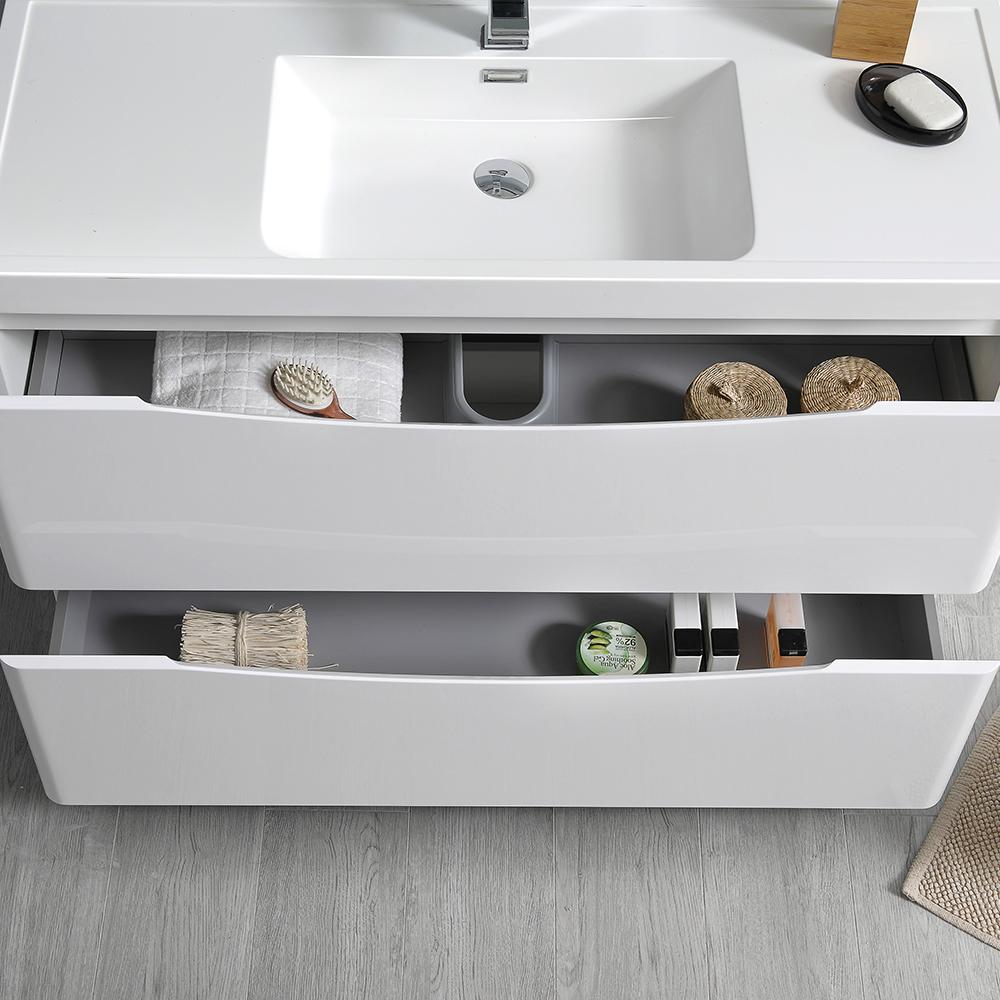 Fresca Tuscany 40" Free Standing Modern Bathroom Vanity w/ Medicine Cabinet Vanity Fresca 