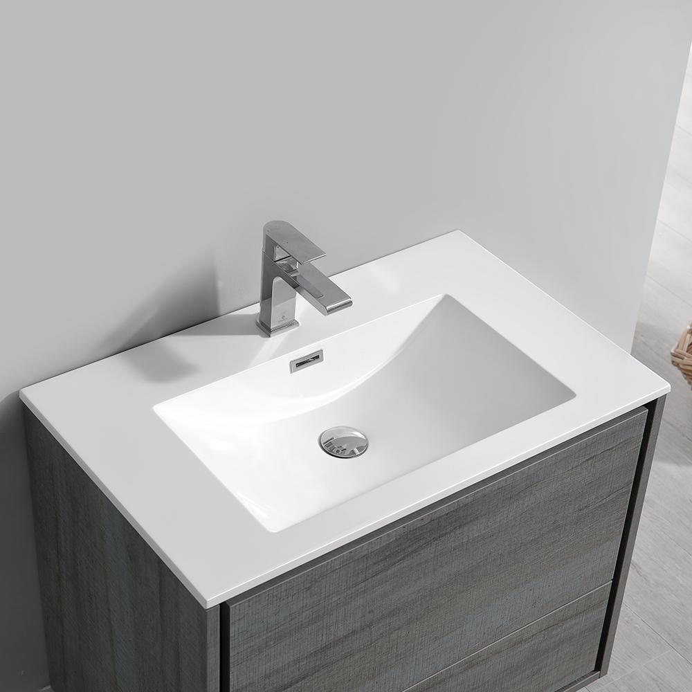 Fresca Catania 30" Wall Hung Modern Bathroom Vanity w/ Medicine Cabinet Vanity Fresca 