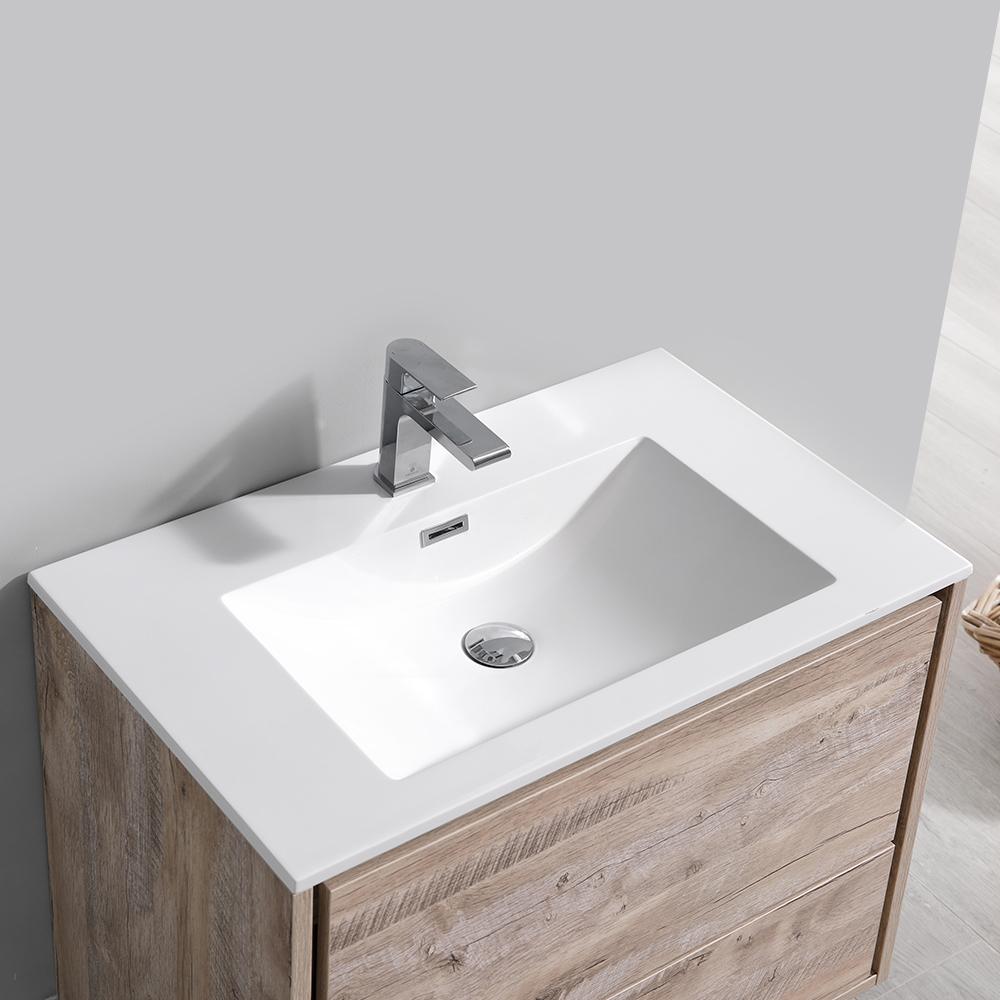 Fresca Catania 30" Wall Hung Modern Bathroom Vanity w/ Medicine Cabinet Vanity Fresca 