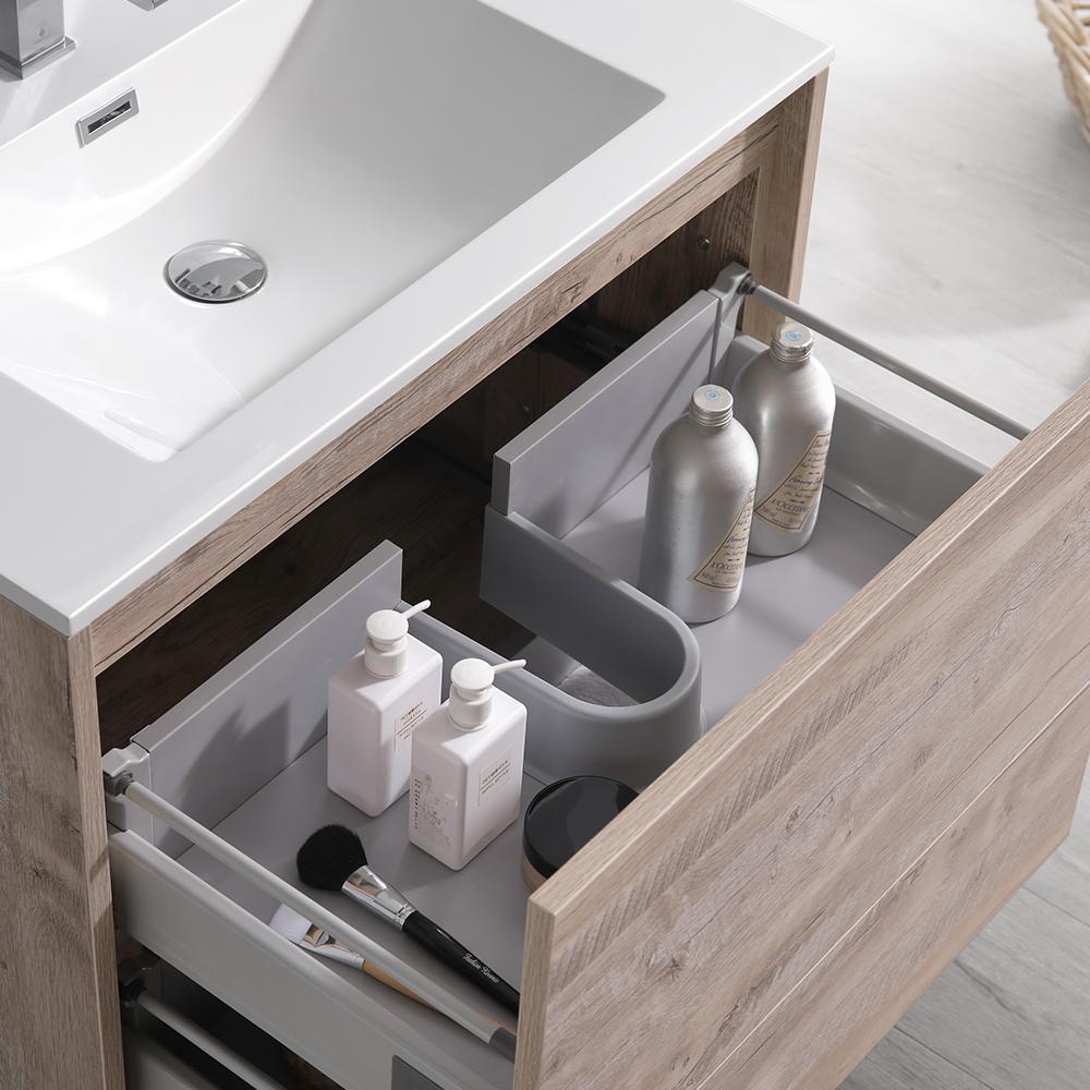 Fresca Catania 30" Wall Hung Modern Bathroom Vanity w/ Medicine Cabinet Vanity Fresca 