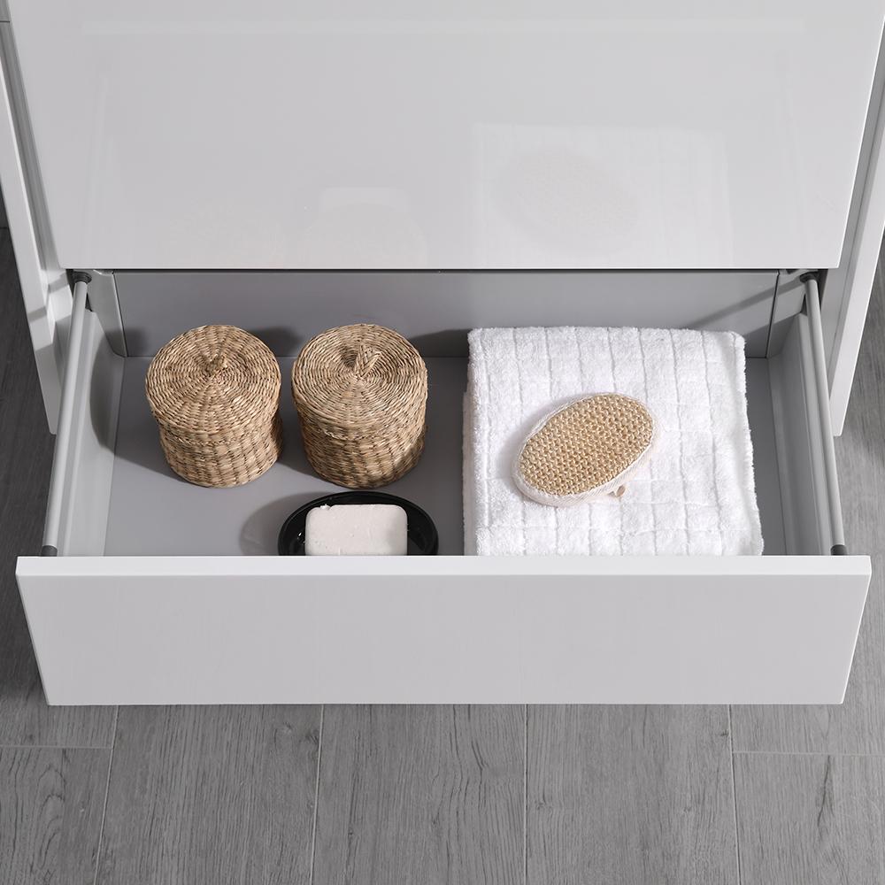 Fresca Catania 30" Wall Hung Modern Bathroom Vanity w/ Medicine Cabinet Vanity Fresca 