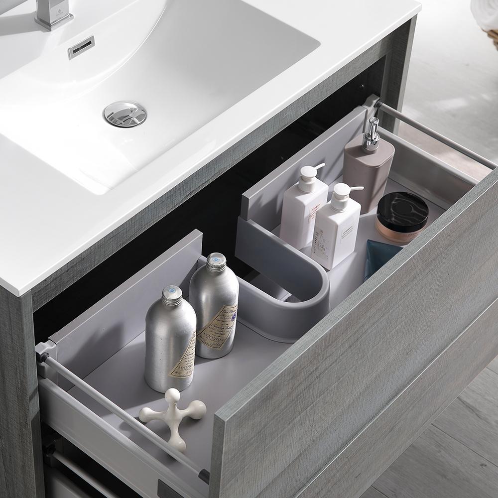 Fresca Catania 36" Wall Hung Modern Bathroom Vanity w/ Medicine Cabinet Vanity Fresca 