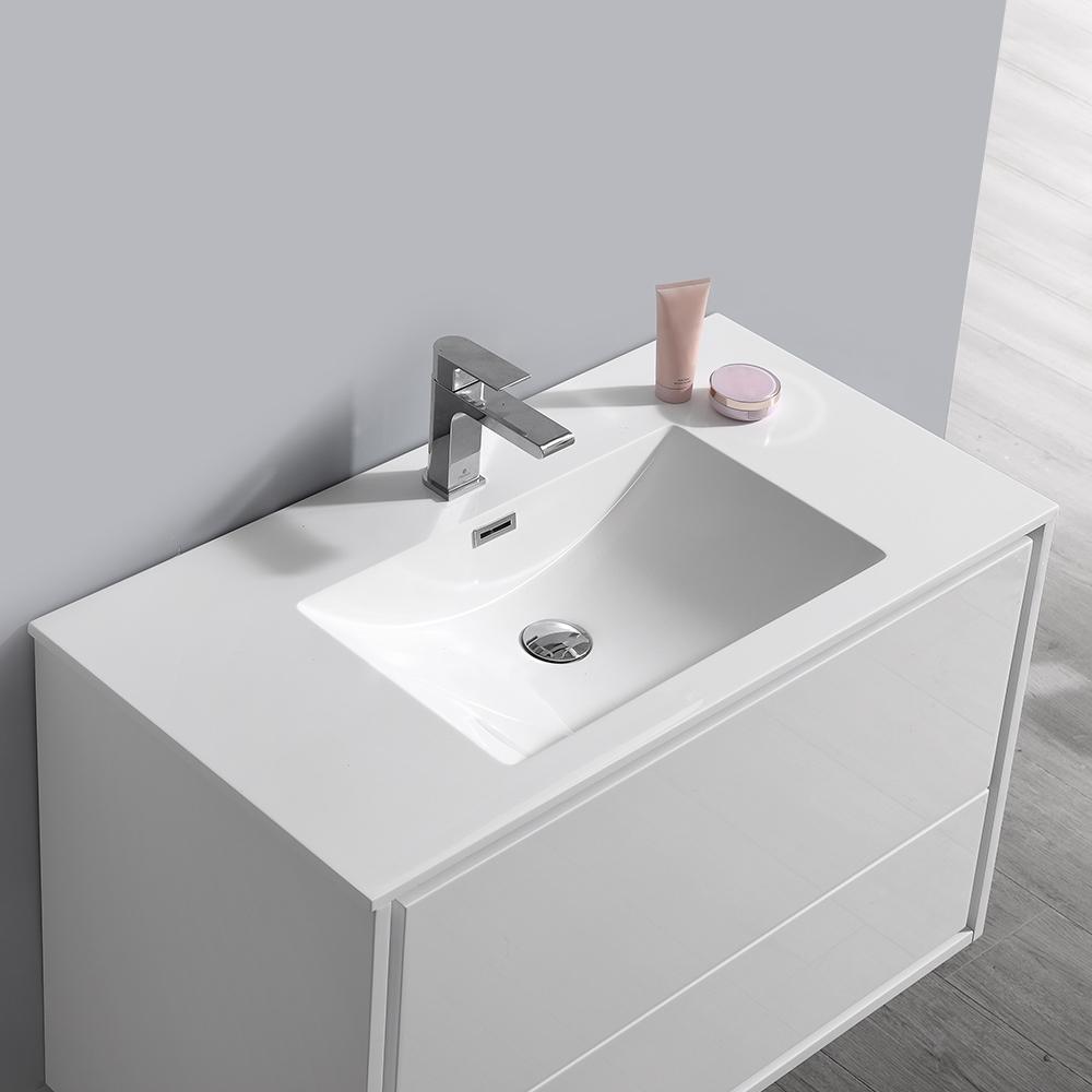 Fresca Catania 36" Wall Hung Modern Bathroom Vanity w/ Medicine Cabinet Vanity Fresca 