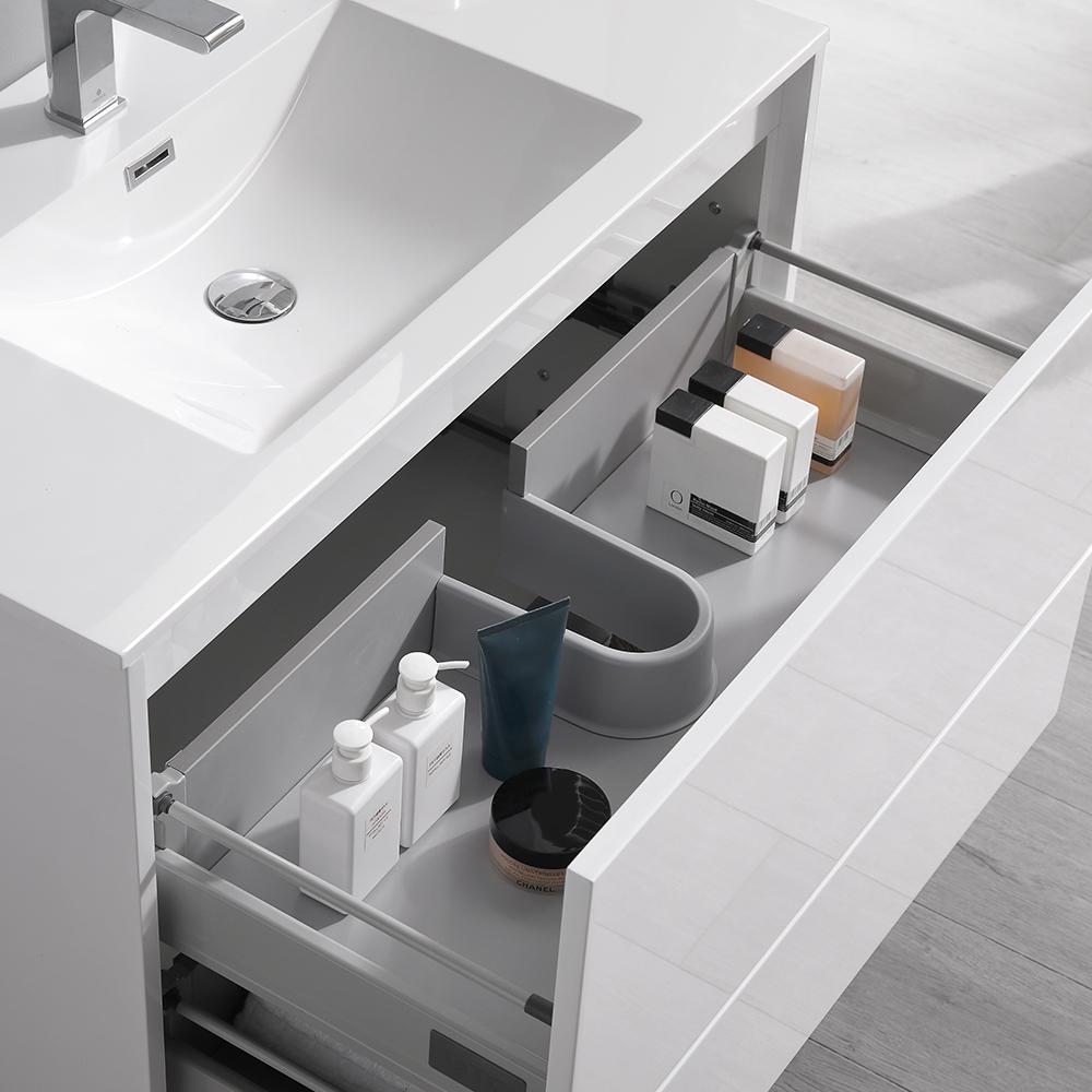 Fresca Catania 36" Wall Hung Modern Bathroom Vanity w/ Medicine Cabinet Vanity Fresca 