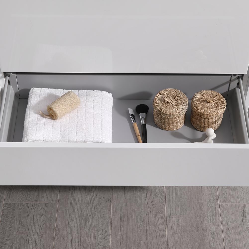 Fresca Catania 36" Wall Hung Modern Bathroom Vanity w/ Medicine Cabinet Vanity Fresca 