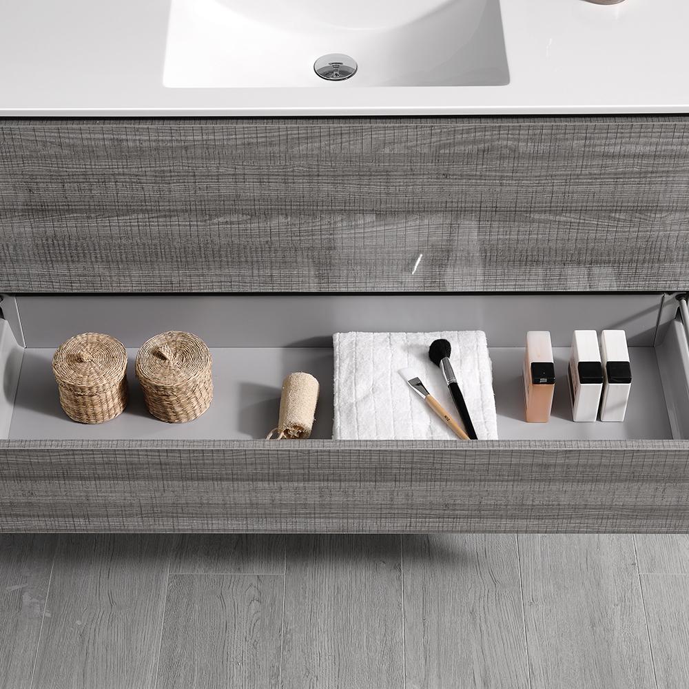Fresca Catania 48" Wall Hung Modern Bathroom Vanity w/ Medicine Cabinet Vanity Fresca 