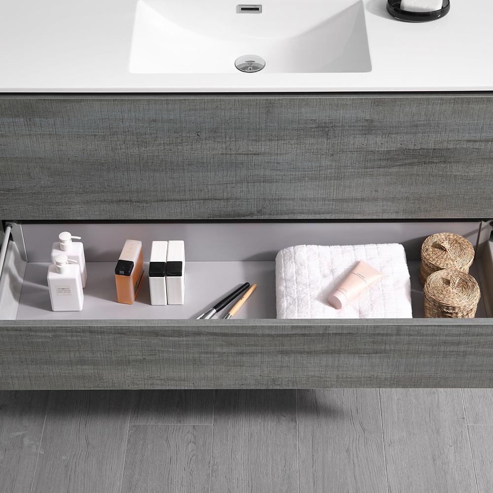 Fresca Catania 48" Wall Hung Modern Bathroom Vanity w/ Medicine Cabinet Vanity Fresca 