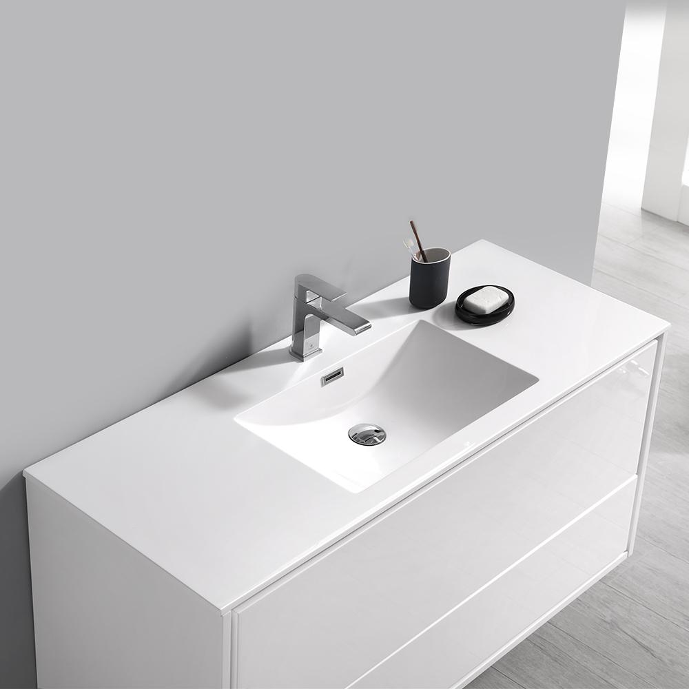 Fresca Catania 48" Wall Hung Modern Bathroom Vanity w/ Medicine Cabinet Vanity Fresca 