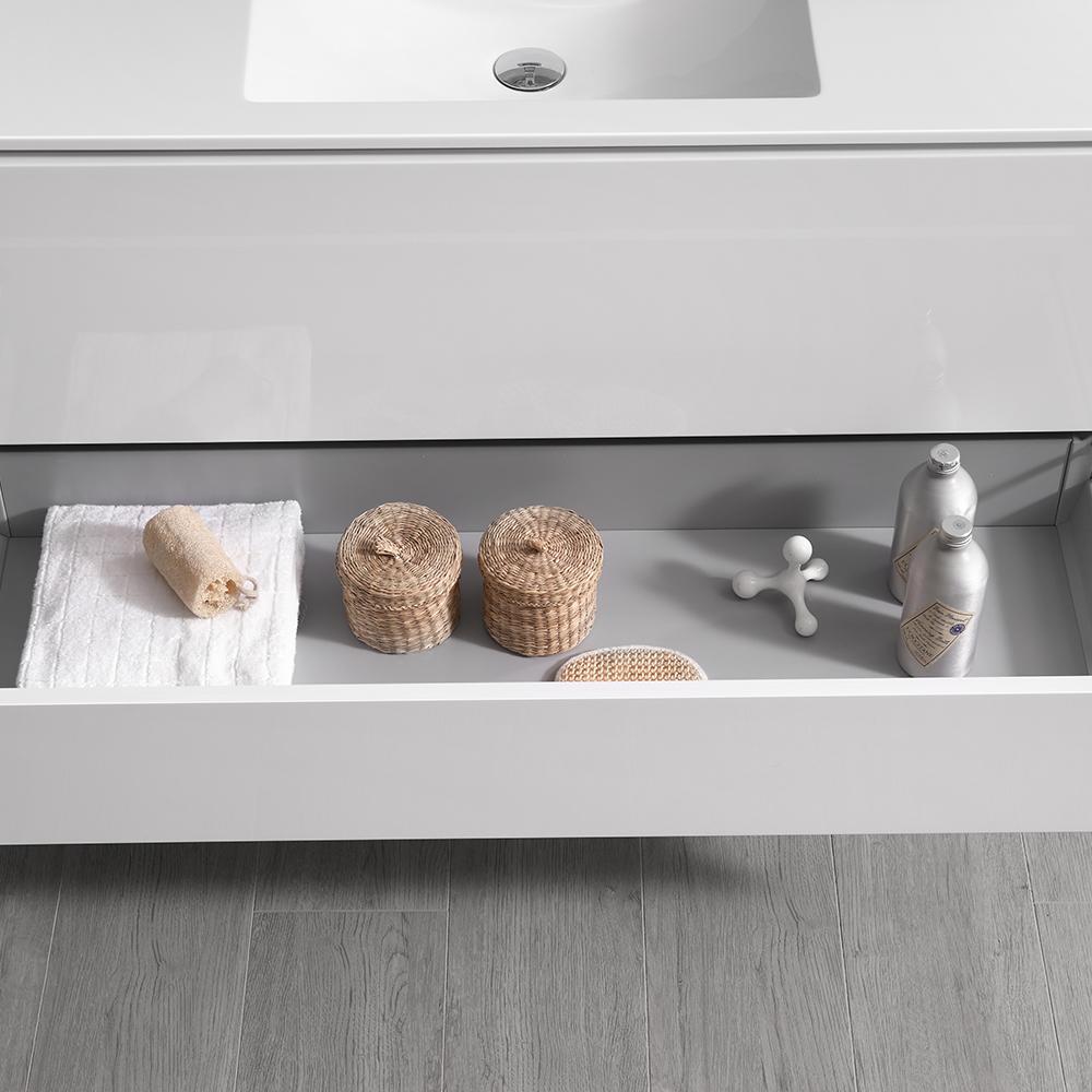 Fresca Catania 48" Wall Hung Modern Bathroom Vanity w/ Medicine Cabinet Vanity Fresca 