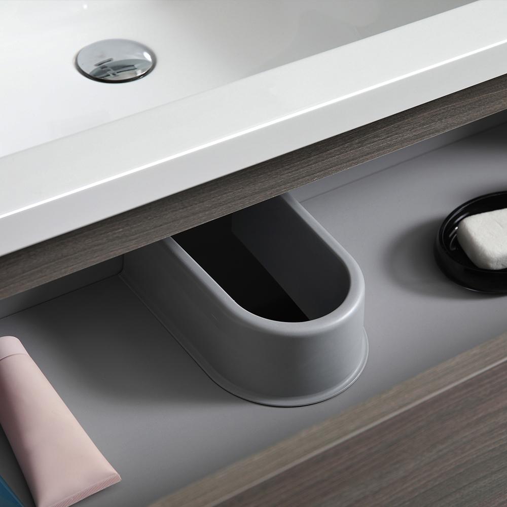 Fresca Lazzaro 60" Free Standing Double Sink Modern Bathroom Vanity w/ Medicine Cabinet Vanity Fresca 