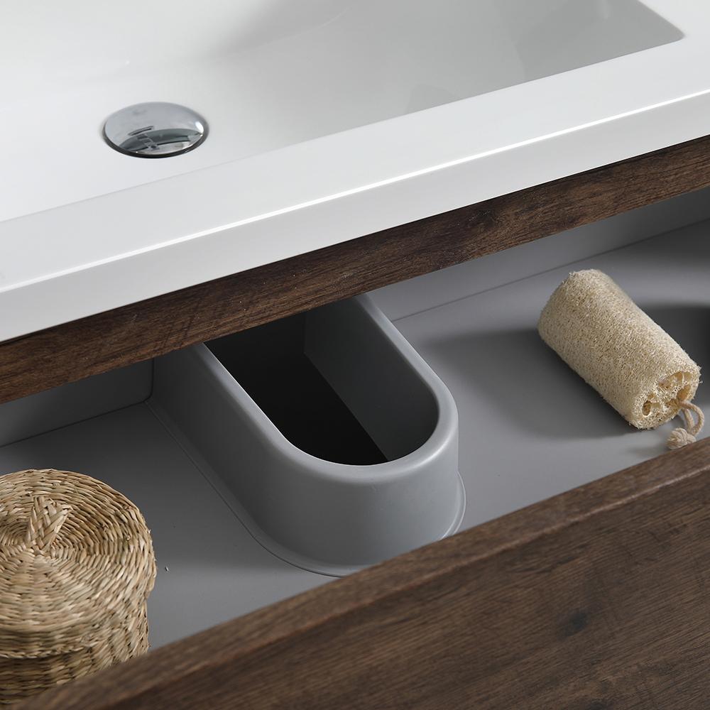 Fresca Lazzaro 60" Free Standing Double Sink Modern Bathroom Vanity w/ Medicine Cabinet Vanity Fresca 