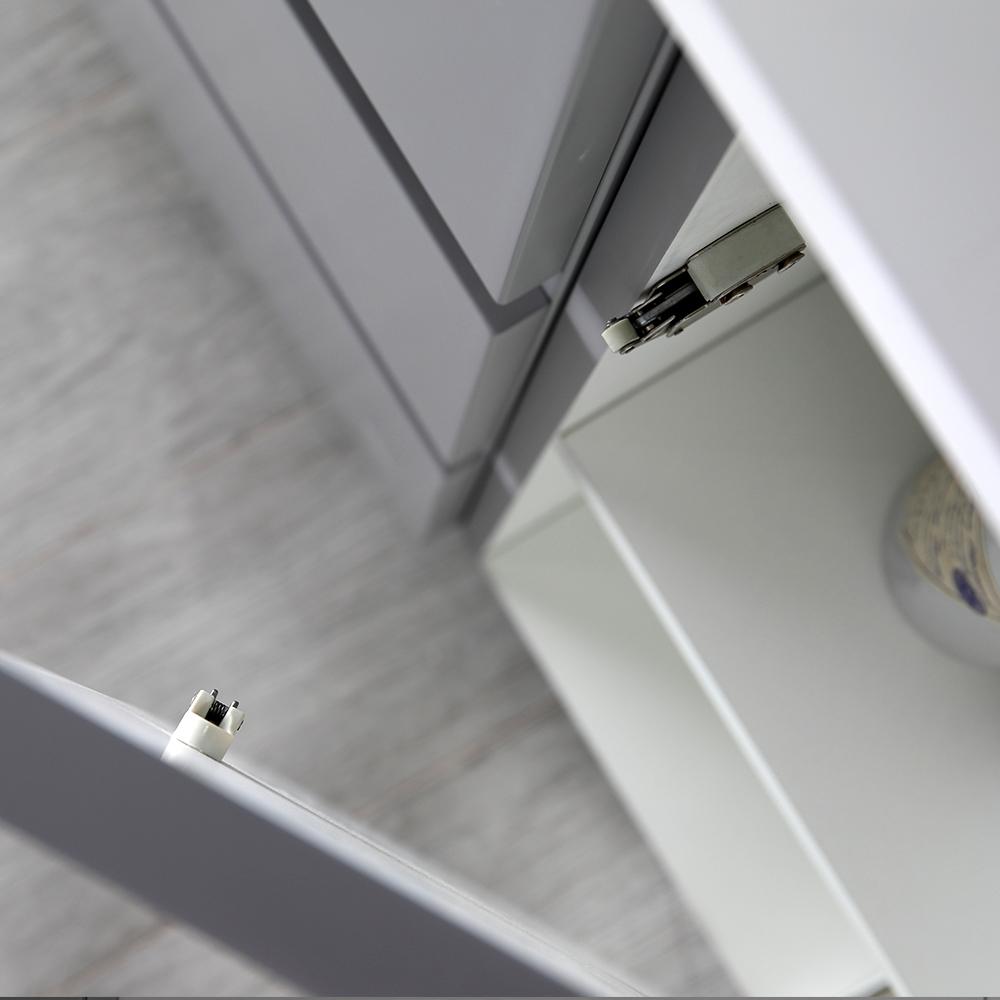 Fresca Lazzaro 48" Free Standing Double Sink Modern Bathroom Vanity w/ Medicine Cabinet Vanity Fresca 