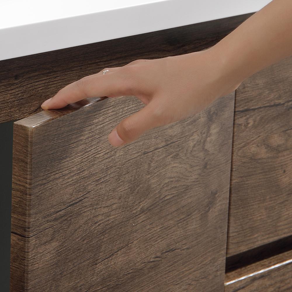 Fresca Lazzaro 72" Free Standing Double Sink Modern Bathroom Vanity w/ Medicine Cabinet Vanity Fresca 
