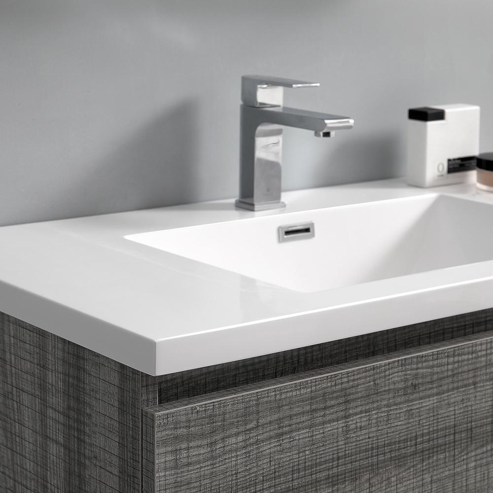 Fresca Lazzaro 60" Free Standing Double Sink Modern Bathroom Vanity w/ Medicine Cabinet Vanity Fresca 