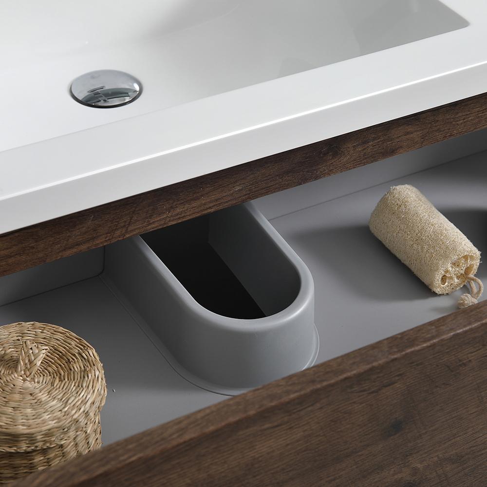 Fresca Lazzaro 60" Free Standing Double Sink Modern Bathroom Vanity w/ Medicine Cabinet Vanity Fresca 