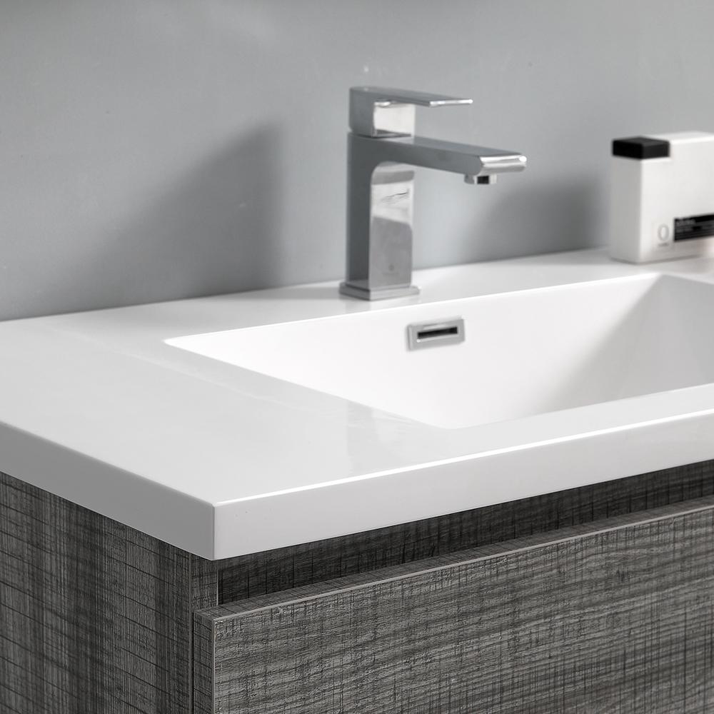 Fresca Lazzaro 72" Free Standing Double Sink Modern Bathroom Vanity w/ Medicine Cabinet Vanity Fresca 