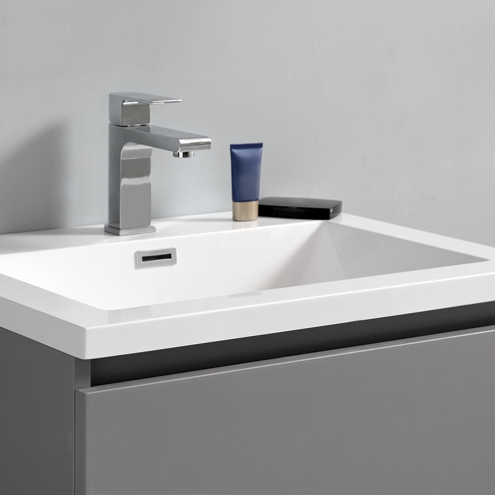 Fresca Lazzaro 24" Free Standing Modern Bathroom Vanity w/ Medicine Cabinet Vanity Fresca 
