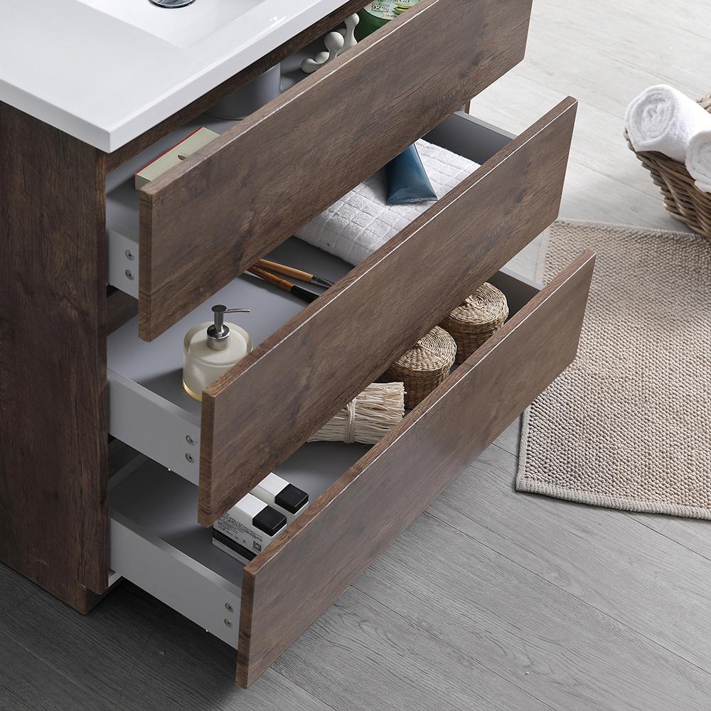Fresca Lazzaro 36" Free Standing Modern Bathroom Vanity w/ Medicine Cabinet Vanity Fresca 