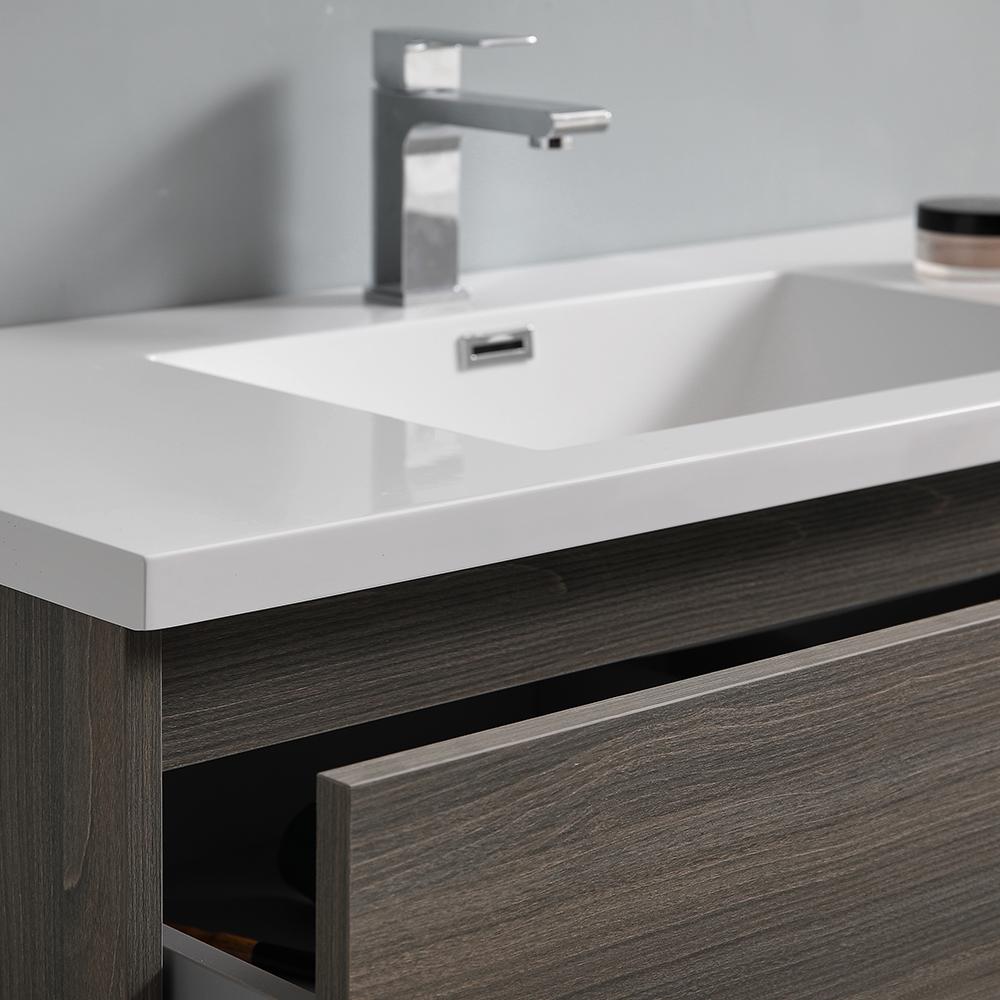 Fresca Lazzaro 42" Free Standing Modern Bathroom Vanity w/ Medicine Cabinet Vanity Fresca 