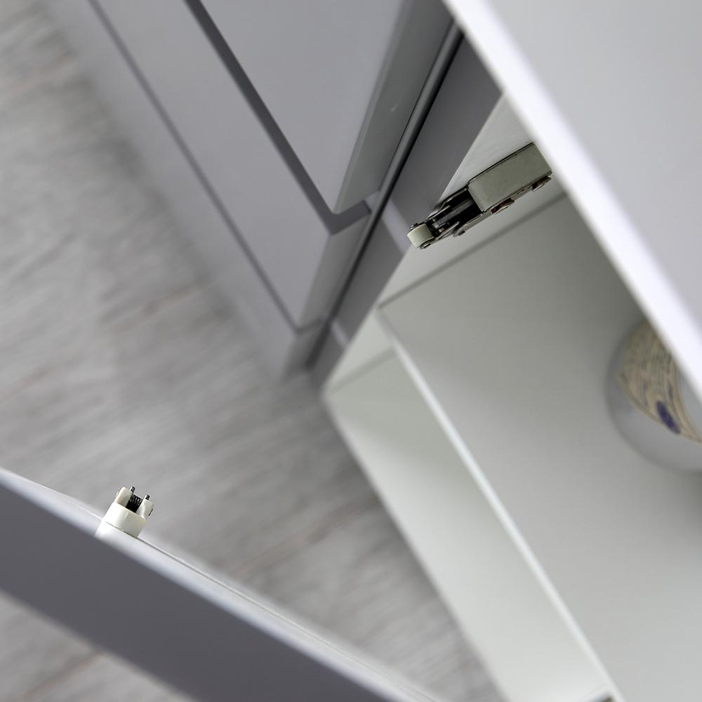 Fresca Lazzaro 60" Free Standing Single Sink Modern Bathroom Vanity w/ Medicine Cabinet Vanity Fresca 