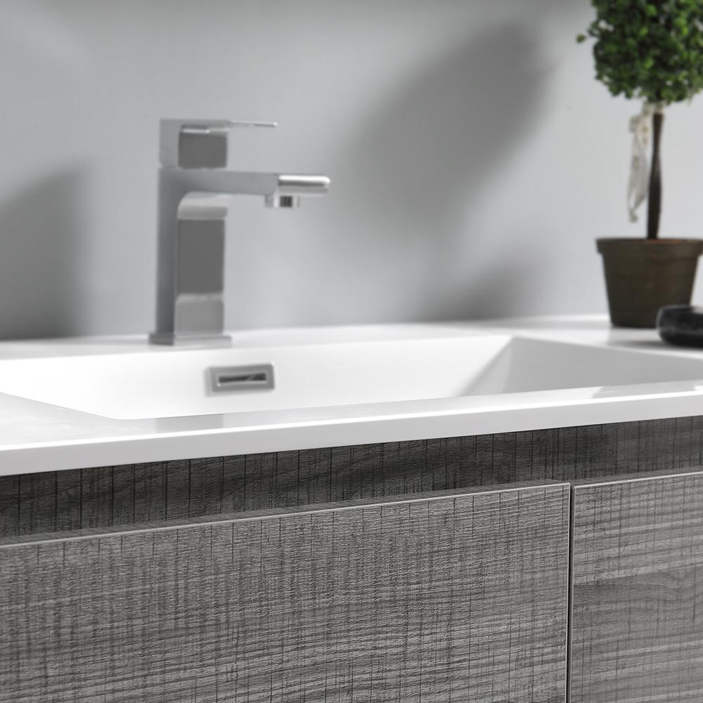 Fresca Lazzaro 60" Free Standing Single Sink Modern Bathroom Vanity w/ Medicine Cabinet Vanity Fresca 