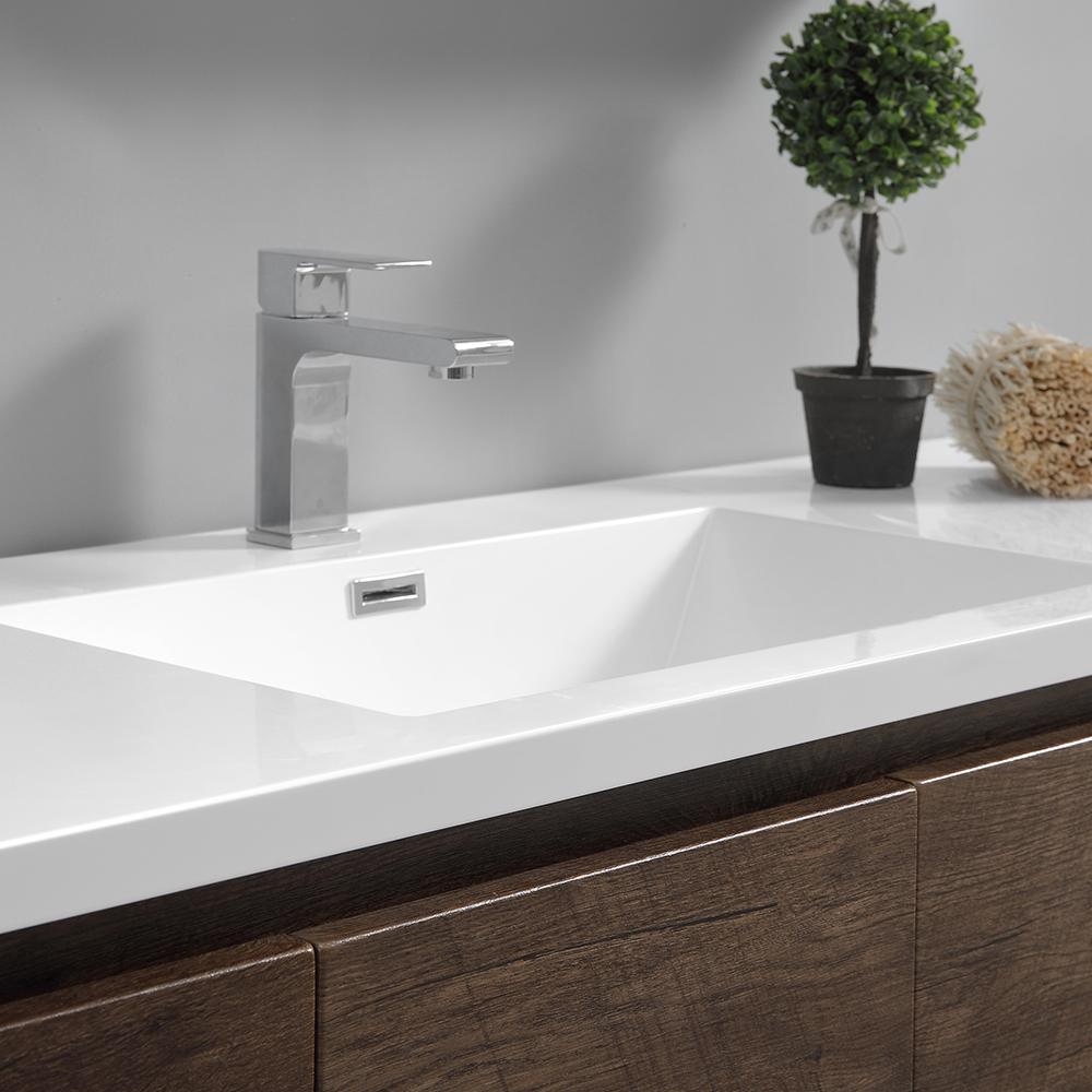Fresca Lazzaro 60" Free Standing Single Sink Modern Bathroom Vanity w/ Medicine Cabinet Vanity Fresca 