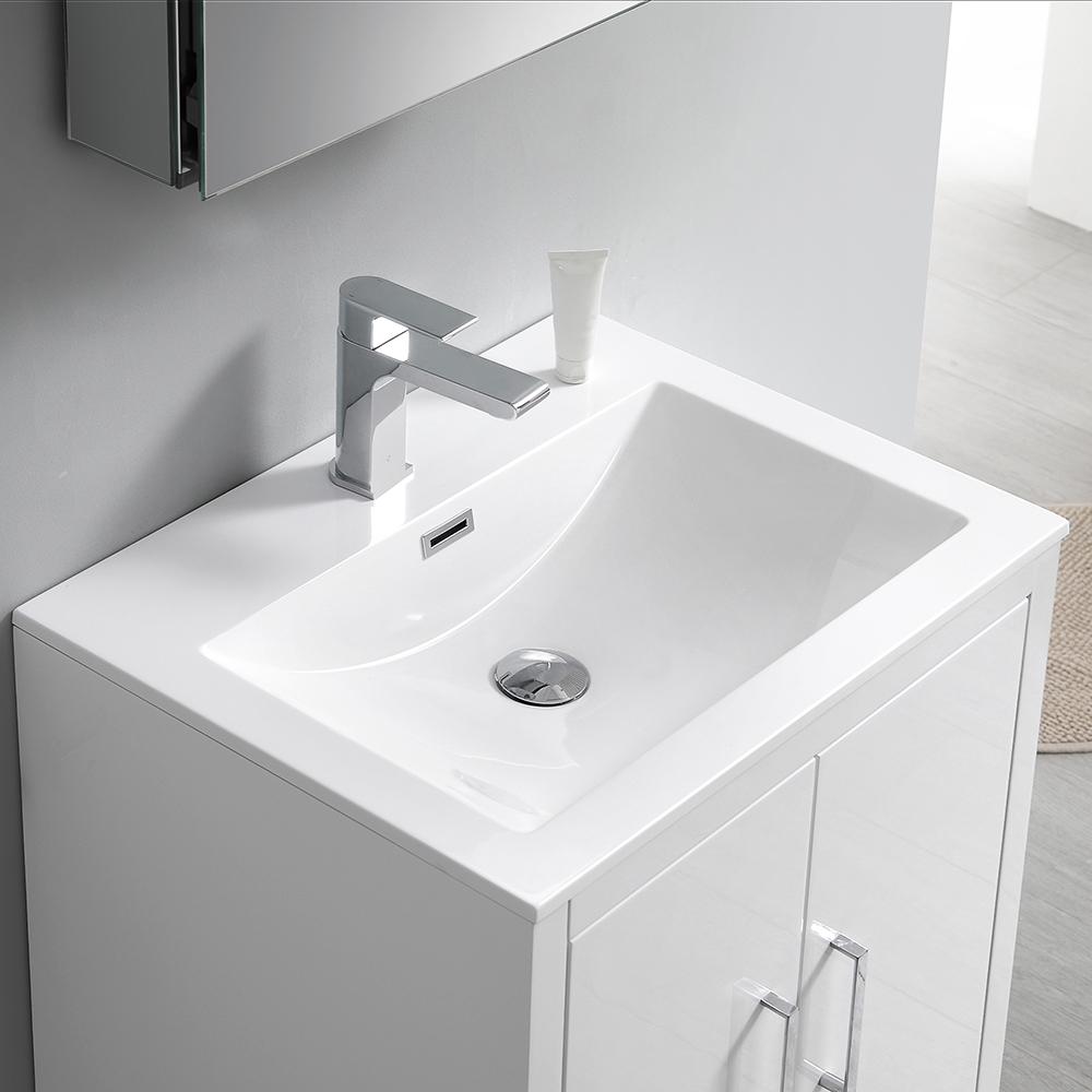 Fresca Imperia 24" Free Standing Modern Bathroom Vanity w/ Medicine Cabinet Vanity Fresca 