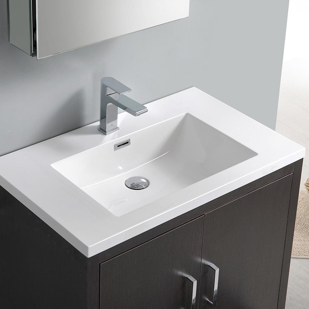 Fresca Imperia 30" Free Standing Modern Bathroom Vanity w/ Medicine Cabinet Vanity Fresca 