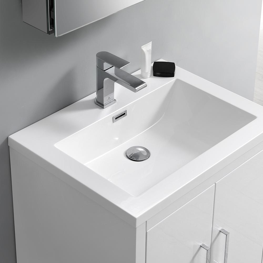 Fresca Imperia 30" Free Standing Modern Bathroom Vanity w/ Medicine Cabinet Vanity Fresca 