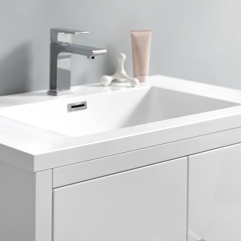 Fresca Imperia 30" Free Standing Modern Bathroom Vanity w/ Medicine Cabinet Vanity Fresca 
