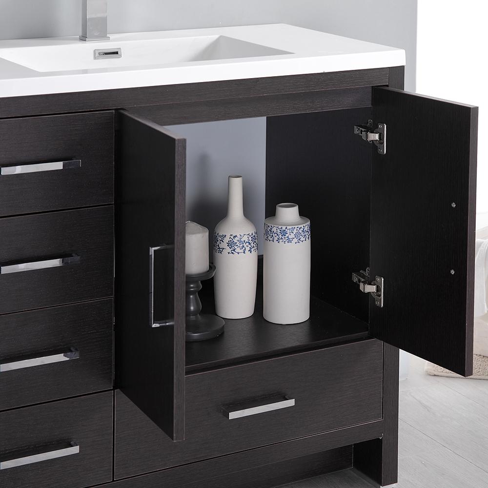 Fresca Imperia 36" Free Standing Modern Bathroom Vanity w/ Medicine Cabinet- Left Version Vanity Fresca 