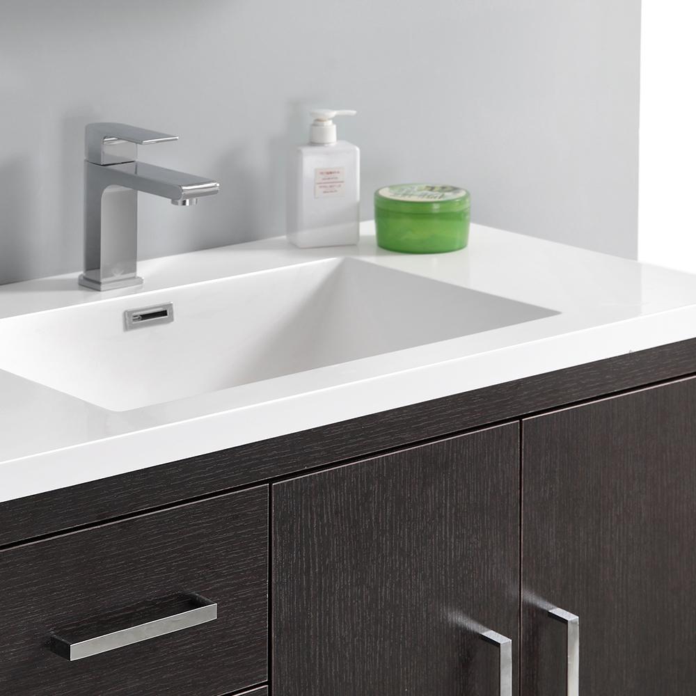 Fresca Imperia 36" Free Standing Modern Bathroom Vanity w/ Medicine Cabinet- Left Version Vanity Fresca 