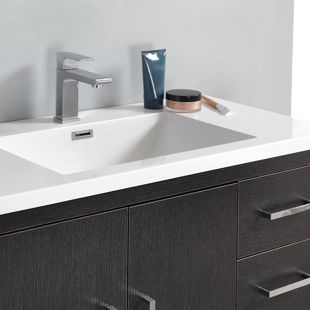 Fresca Imperia 36" Free Standing Modern Bathroom Vanity w/ Medicine Cabinet- Left Version Vanity Fresca 