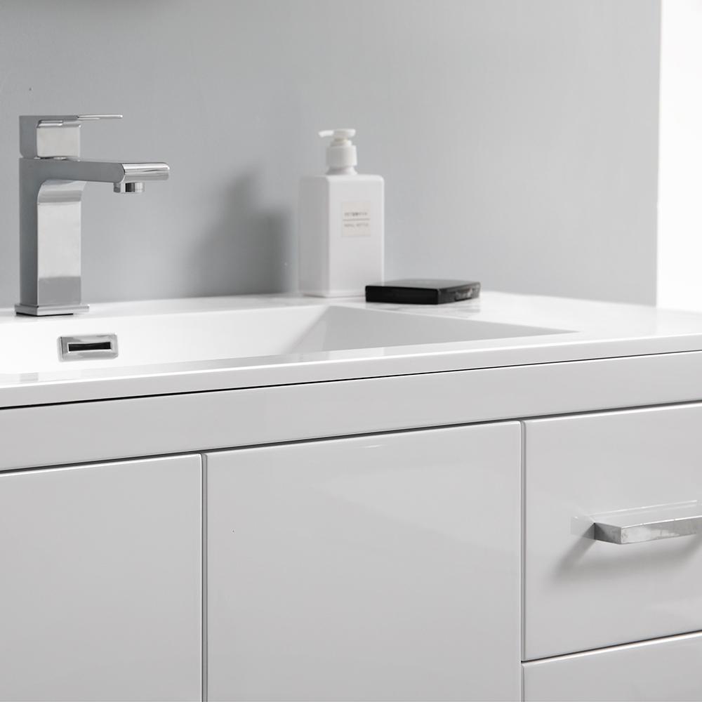 Fresca Imperia 36" Free Standing Modern Bathroom Vanity w/ Medicine Cabinet- Left Version Vanity Fresca 