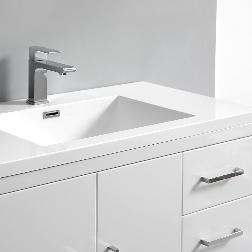 Fresca Imperia 36" Free Standing Modern Bathroom Vanity w/ Medicine Cabinet- Left Version Vanity Fresca 