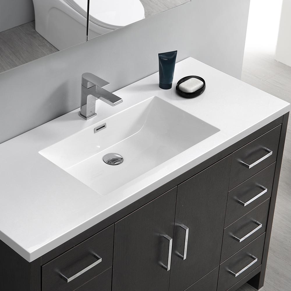 Fresca Imperia 48" Free Standing Modern Bathroom Vanity w/ Medicine Cabinet Vanity Fresca 
