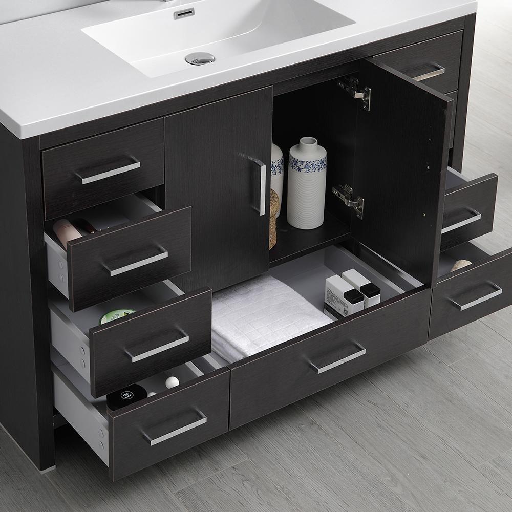Fresca Imperia 48" Free Standing Modern Bathroom Vanity w/ Medicine Cabinet Vanity Fresca 