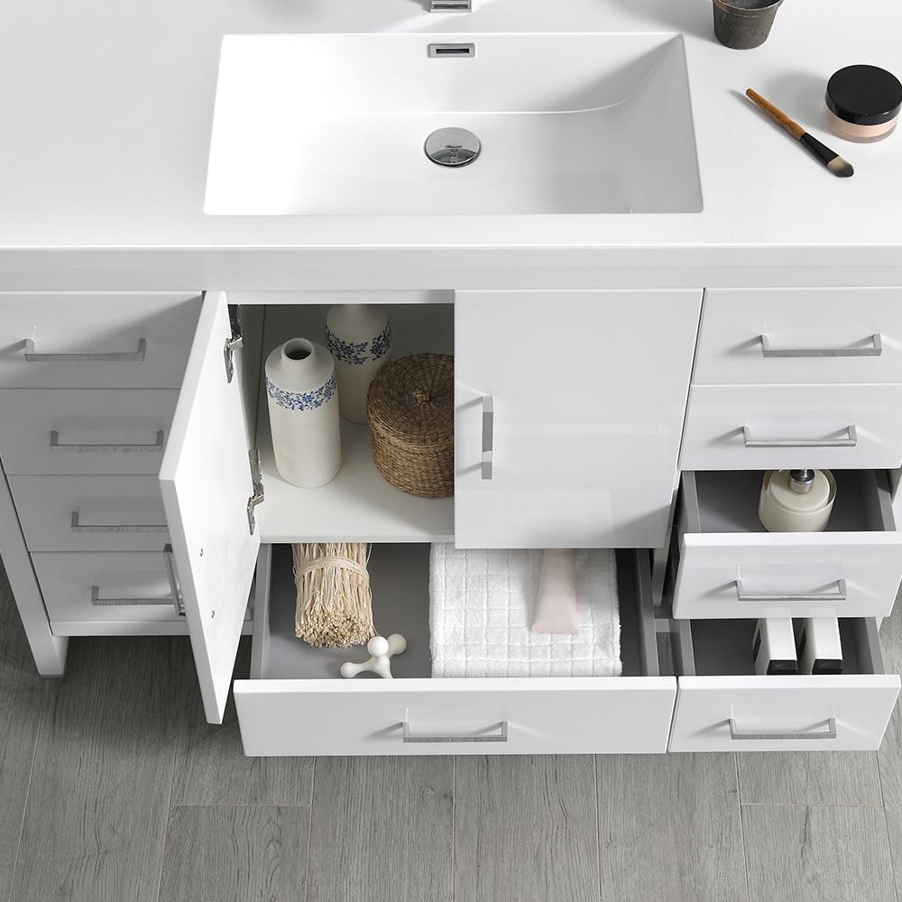 Fresca Imperia 48" Free Standing Modern Bathroom Vanity w/ Medicine Cabinet Vanity Fresca 