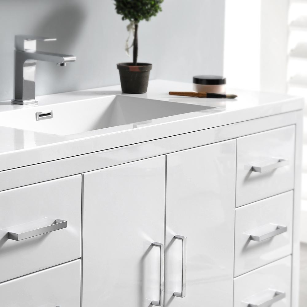 Fresca Imperia 48" Free Standing Modern Bathroom Vanity w/ Medicine Cabinet Vanity Fresca 