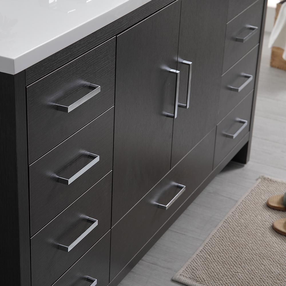Fresca Imperia 60" Free Standing Single Sink Modern Bathroom Vanity w/ Medicine Cabinet Vanity Fresca 