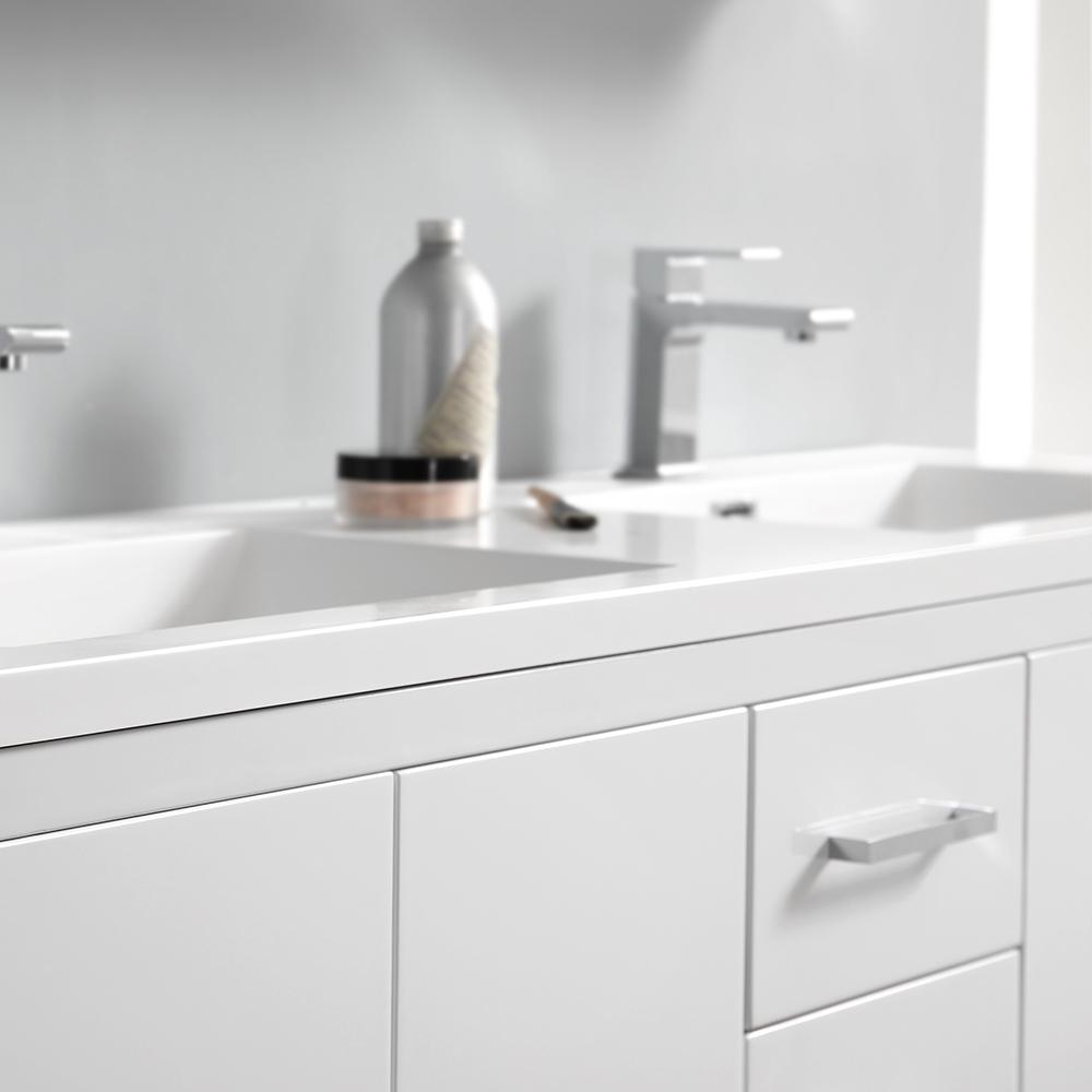 Fresca Imperia 60"Free Standing Double Sink Modern Bathroom Vanity w/ Medicine Cabinet Vanity Fresca 
