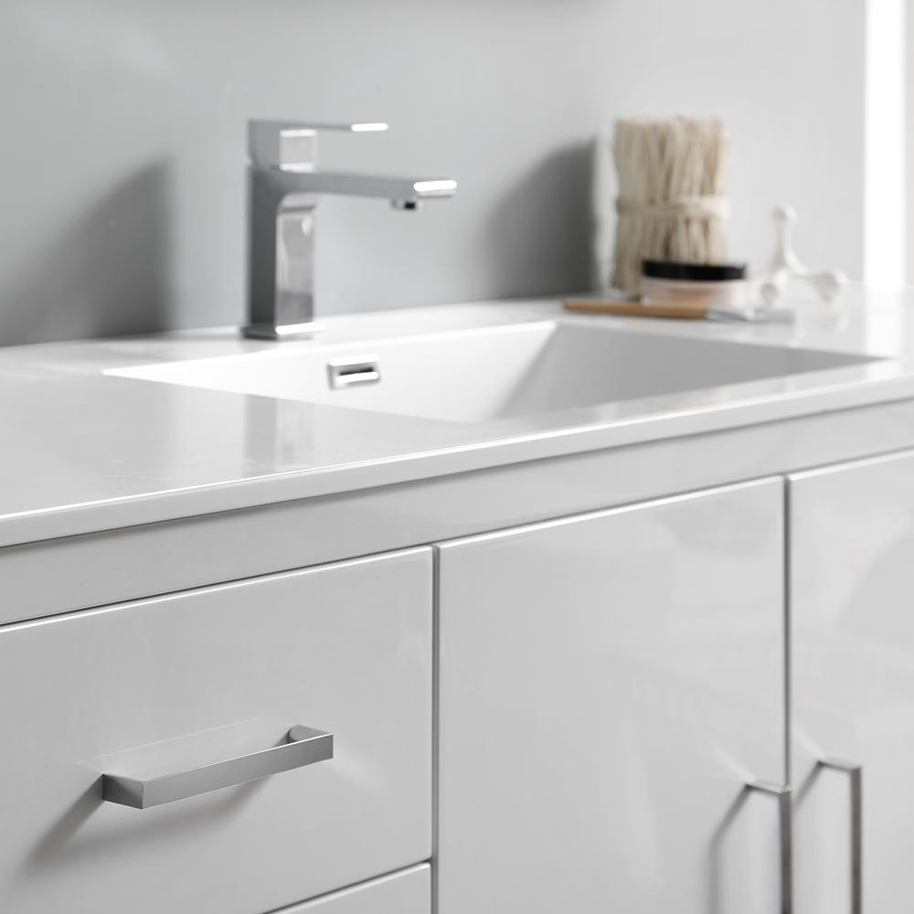 Fresca Imperia 60" Free Standing Single Sink Modern Bathroom Vanity w/ Medicine Cabinet Vanity Fresca 
