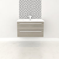 Thumbnail for Aria 30'' Modern Wall Hung Vanity 2 Drawers With Top by Cutler Vanity Cutler Kitchen & Bath 