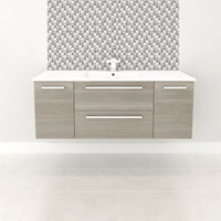 Thumbnail for Aria 48'' Modern Wall Hung Vanity 2 Doors & 2 Drawers With Top by Cutler Vanity Cutler Kitchen & Bath 