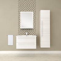 Thumbnail for White Chocolate 30'' Modern Wall Hung Vanity 2 Drawers With Top by Cutler Vanity Cutler Kitchen & Bath 