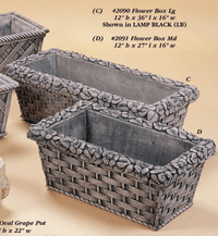 Thumbnail for Flower Box Cast Stone Outdoor Garden Planter Planter Tuscan 