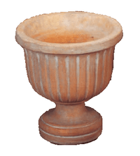 Thumbnail for Fluted Urn Cast Stone Outdoor Garden Planter Platern Tuscan 